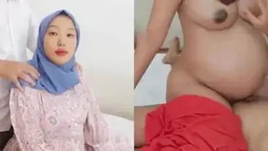 Ukhti Hijab Hamil Cantik Pasrah Di Hotel